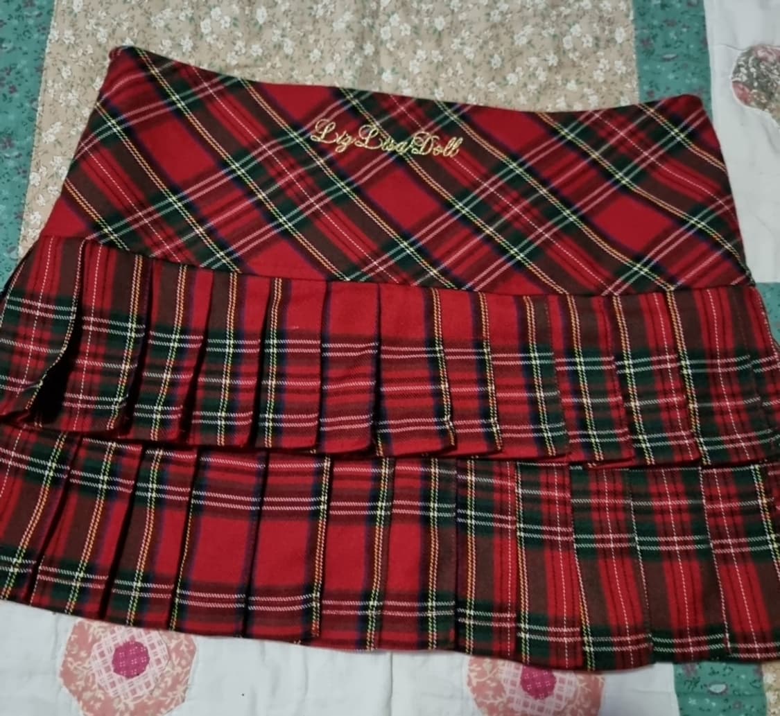 Liz Lisa doll 레드 체크 플리츠 스커트 리즈리사돌 상품이미지5