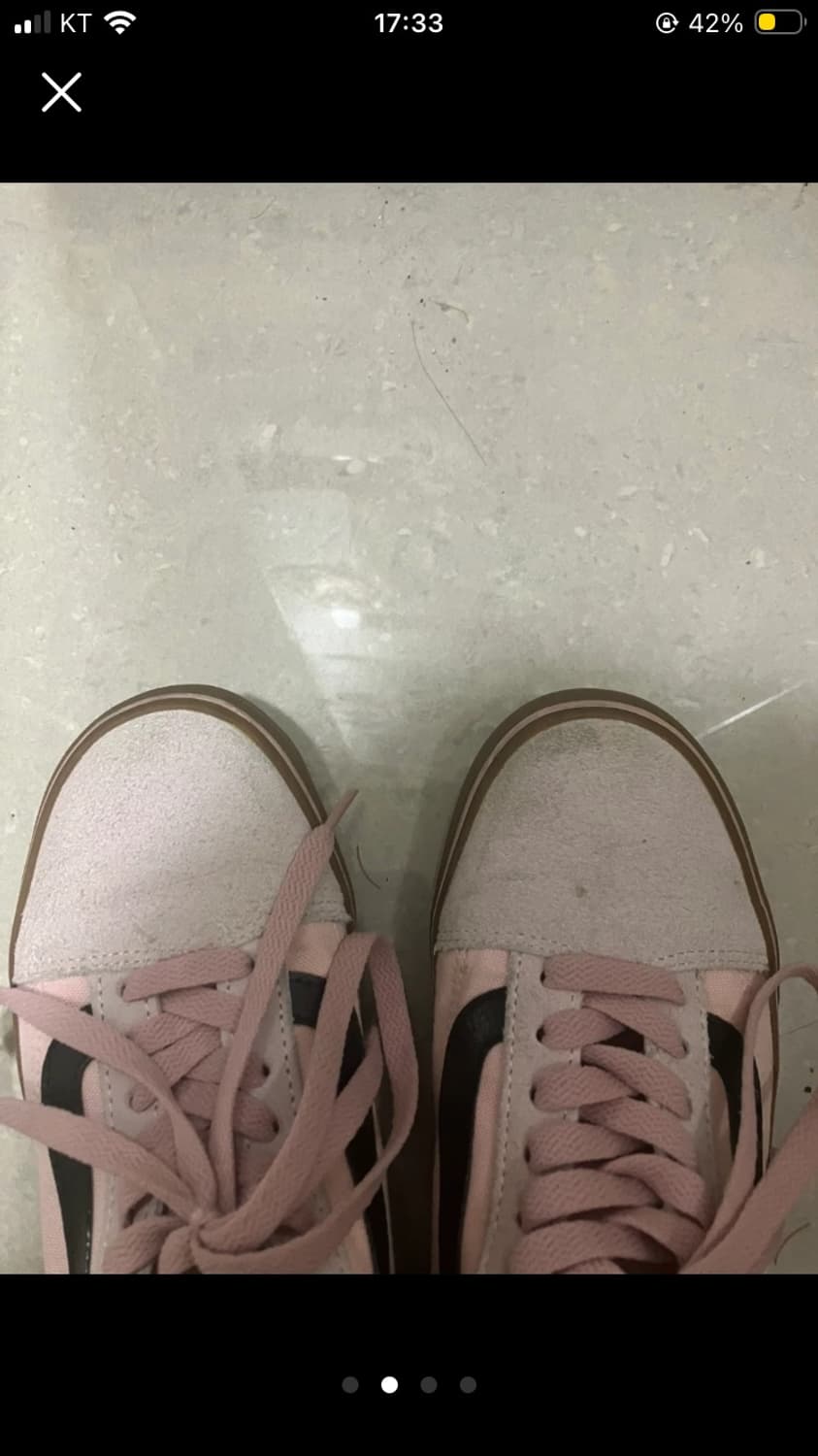 반스 올드스쿨 핑크검솔 235 상품이미지2
