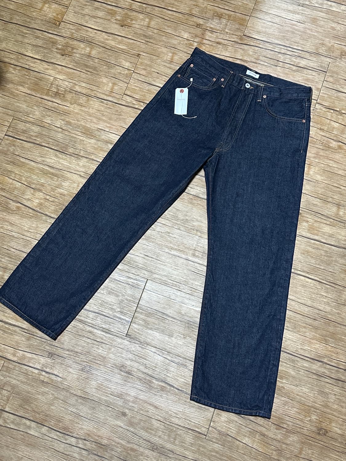 (새상품) 에브리원 셀비지 데님 인디고 2사이즈 상품이미지3