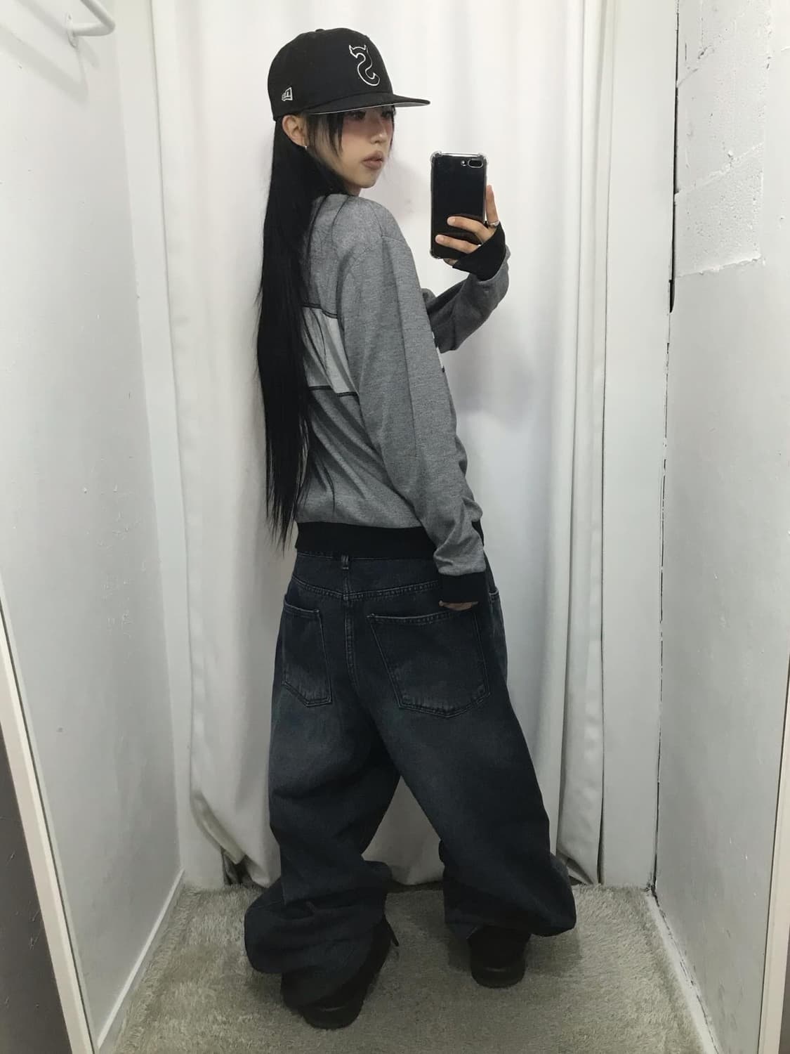 Supreme Tonal Stripe Logo Crewneck 상품이미지5