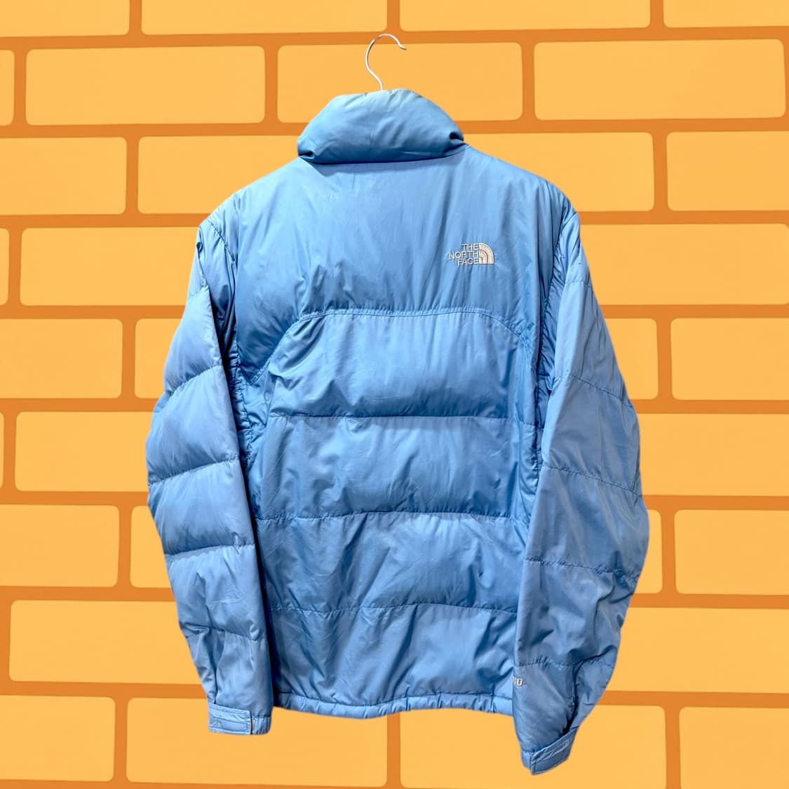 노스페이스 스카이블루 패딩 다운 자켓 (M) 상품이미지3