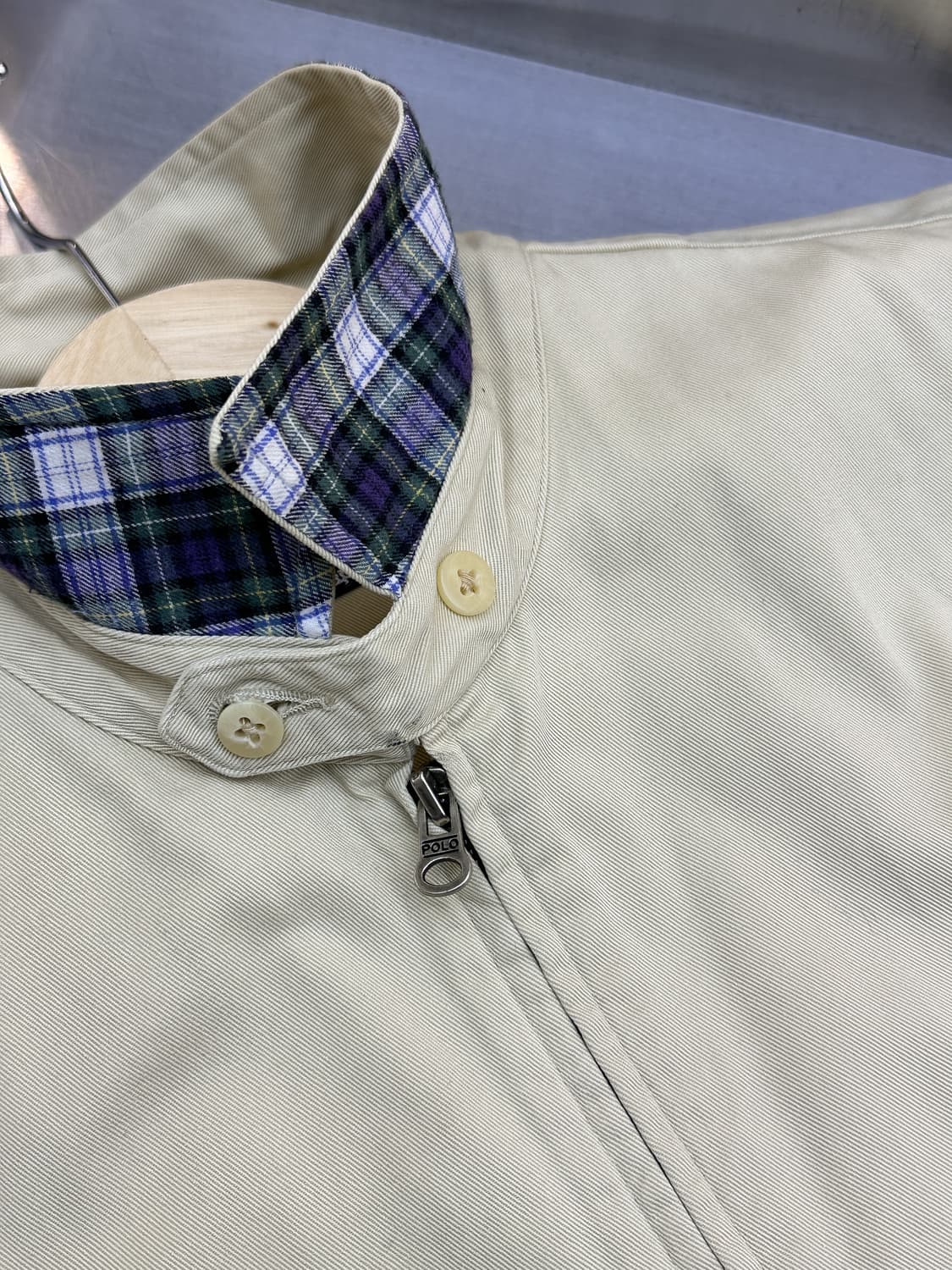 폴로랄프로렌 90s 베이직 포니 라이트베이지 스윙탑 자켓 상품이미지4