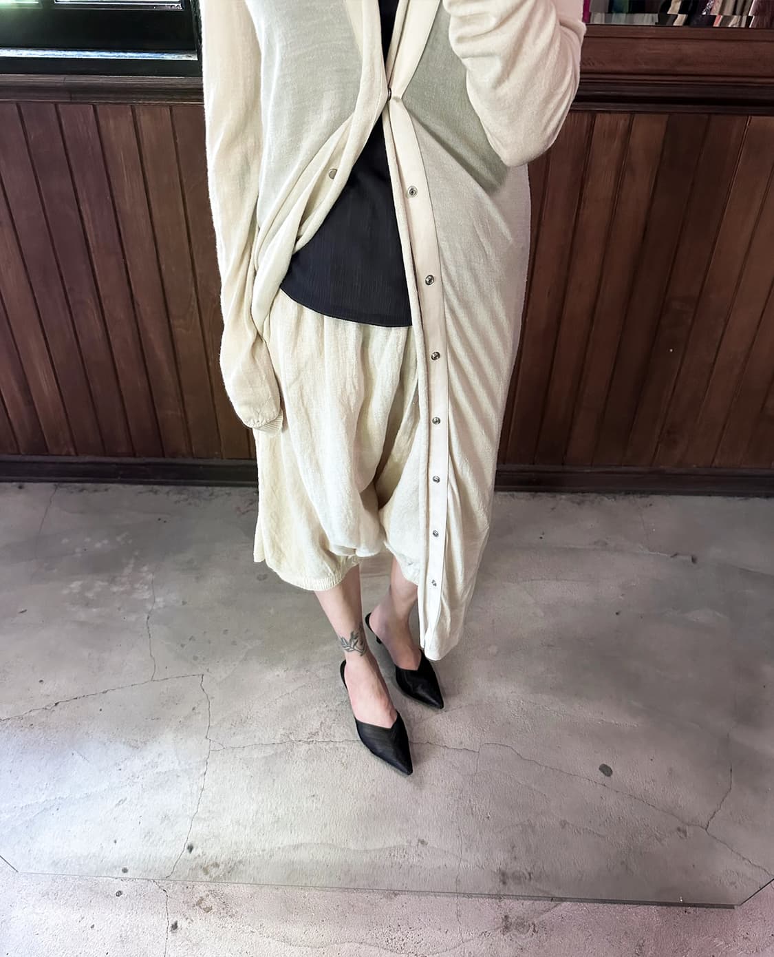 RICK OWENS stud long cardigan 상품이미지3