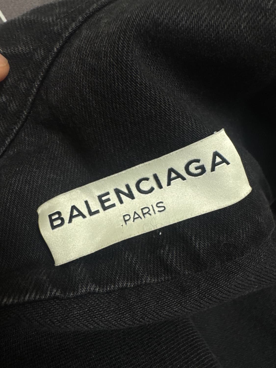 [38] 17SS 발렌시아가 핀치 흑청 데님 상품이미지6