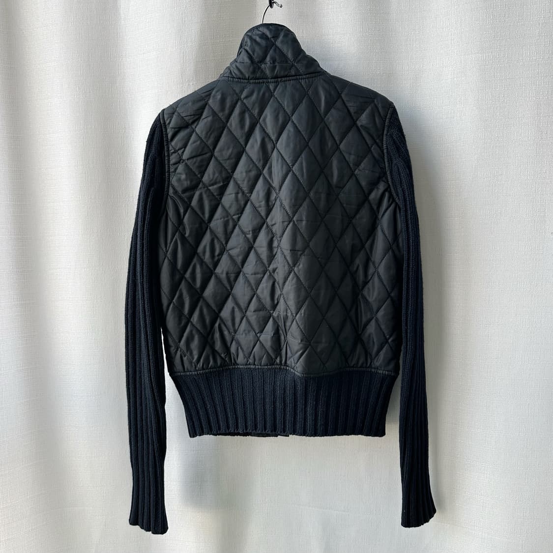 랄프로렌 폴로진스 퀼팅 니트 자켓 네이비 S 상품이미지8