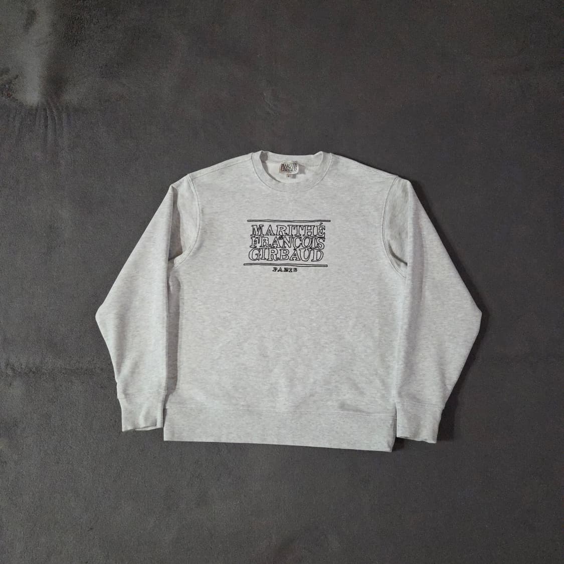 새상품 마리떼프랑소와저버 두들 클래식 로고 스웻셔츠 맨투맨 S 오트밀 상품이미지1