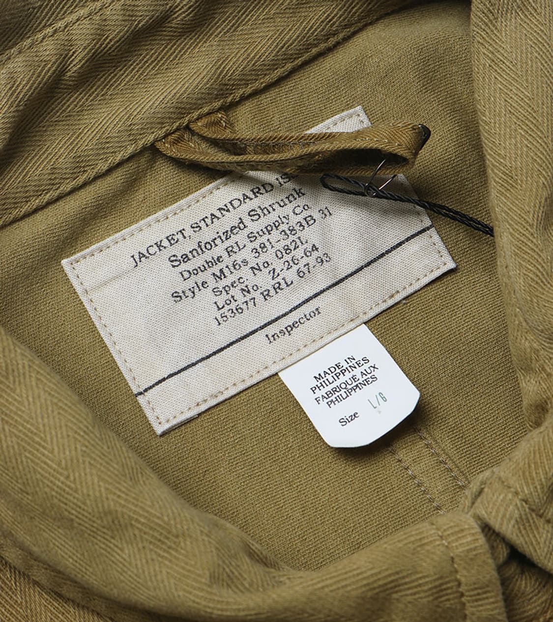 RRL - 24AW 한정 KNIT HERRINGBONE TWILL JK 상품이미지5