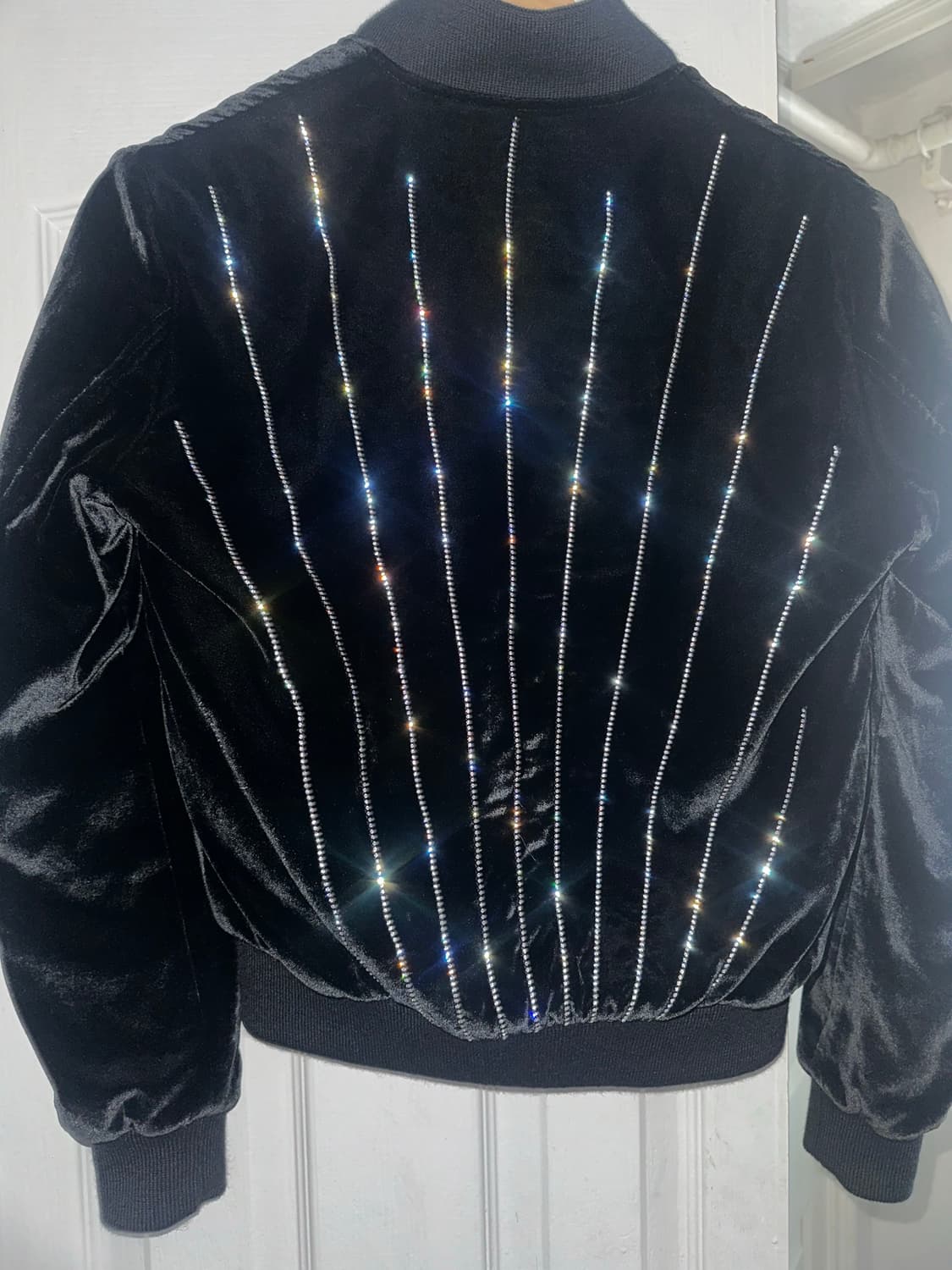 생로랑 벨벳 스왈로브스키 자켓 상품이미지1