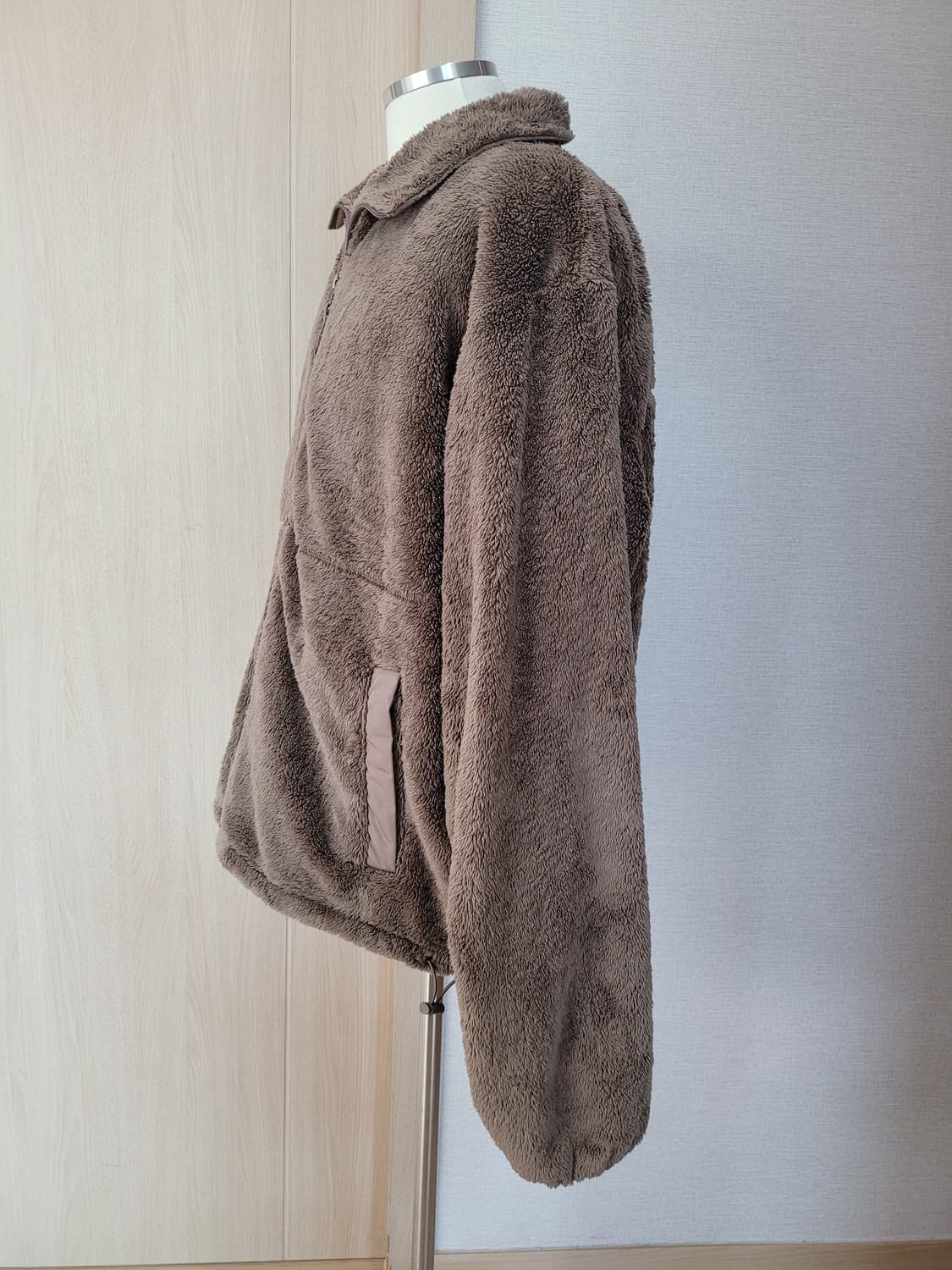 스파오 SPAO 남자 플리스 자켓 XL 브라운 상품이미지4