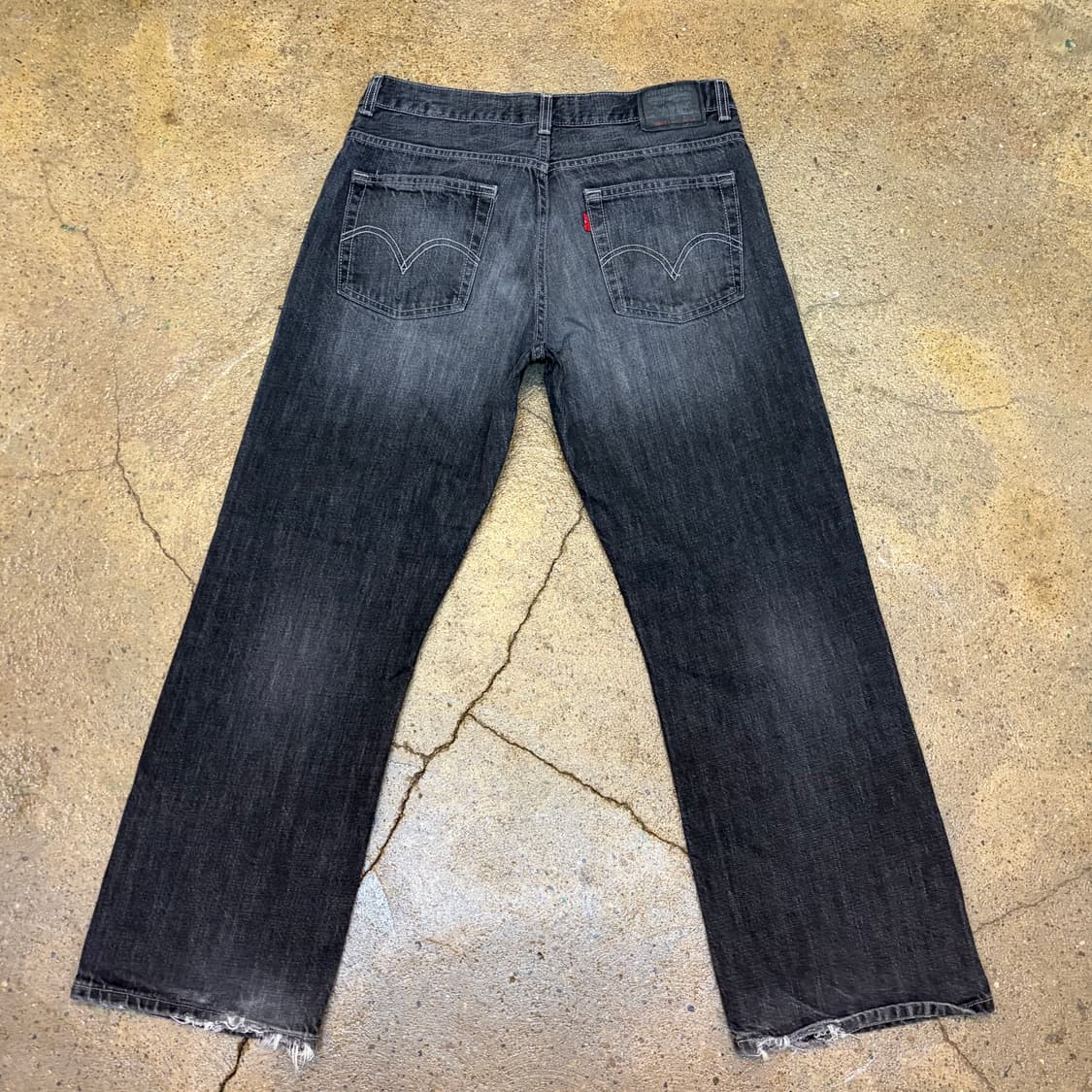 00s 미국 빈티지 리바이스 527 부츠컷 블랙진 청바지 상품이미지7