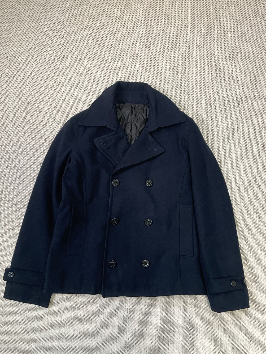 빈티지 네이비 울 피코트 J03601 상품이미지1