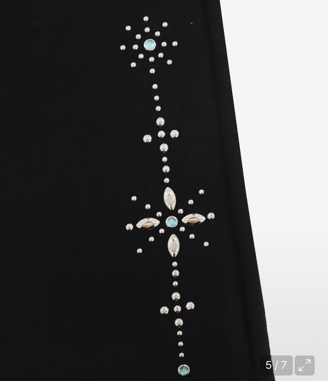 락케이크 스톤 비즈 투웨이 조거 팬츠 블랙 상품이미지4