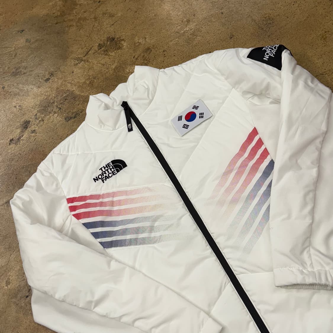 [정품/L] 노스페이스 화이트 눕시 대한민국 에디션 패딩 b19 상품이미지1