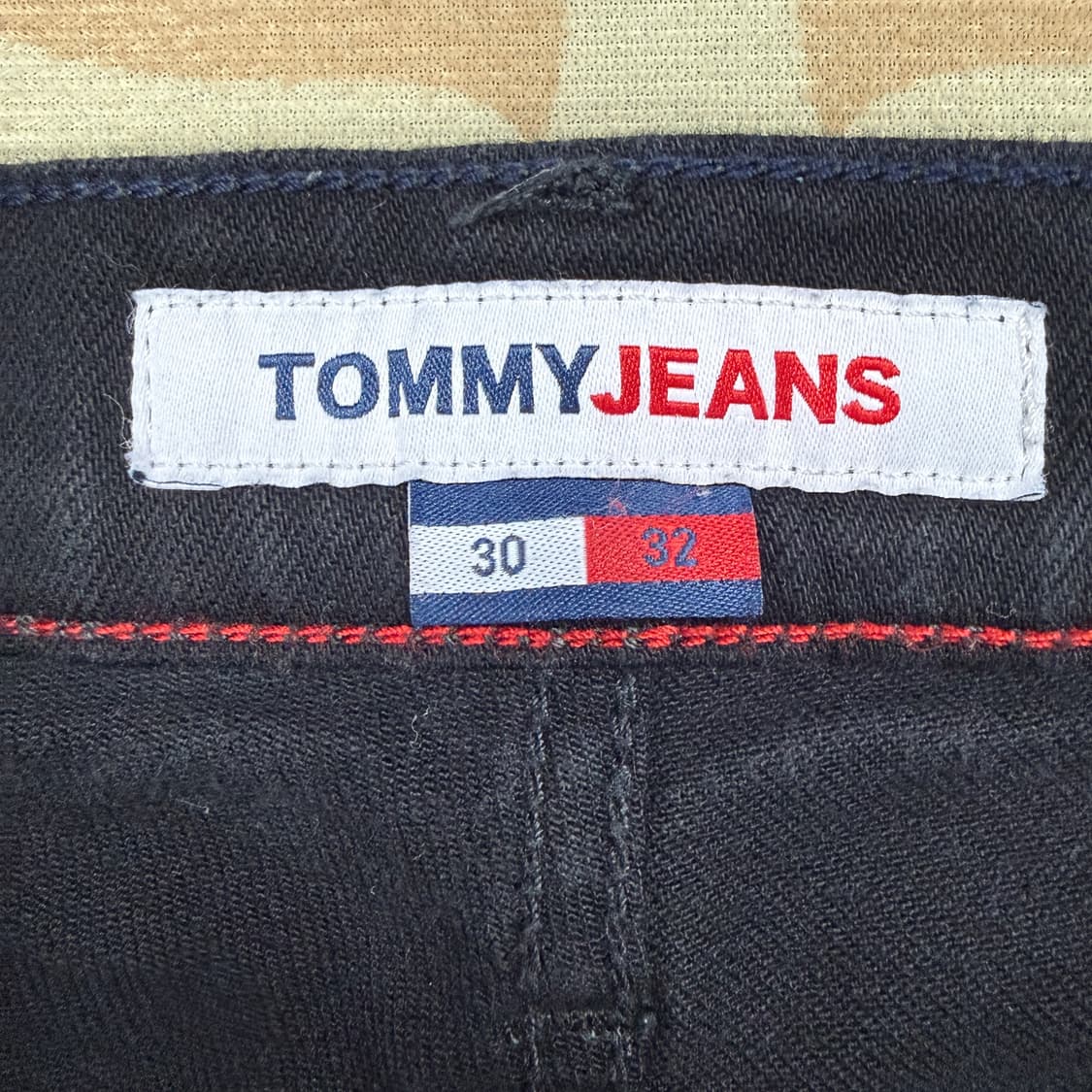 (30)타미힐피거 타미진스 블랙 데님팬츠(크롭 릴렉스드핏) 상품이미지4