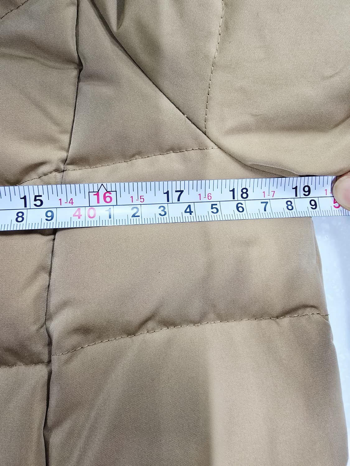 시스템 여성 덕다운패딩 코트 베이지 상품이미지9