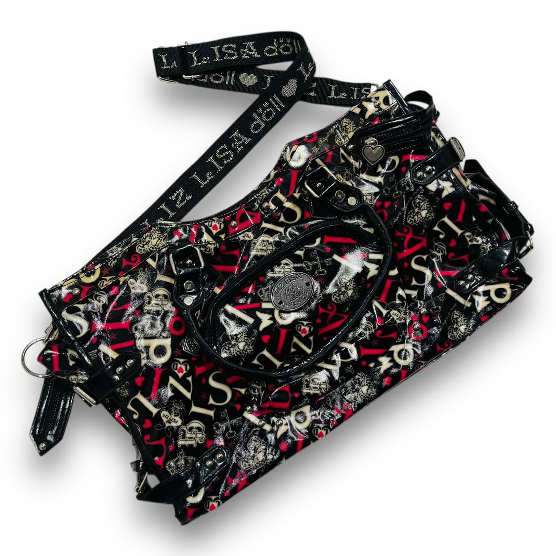 리즈 리사 돌 러블리 아트 글로시 보스턴 다용도 크로스백 상품이미지2