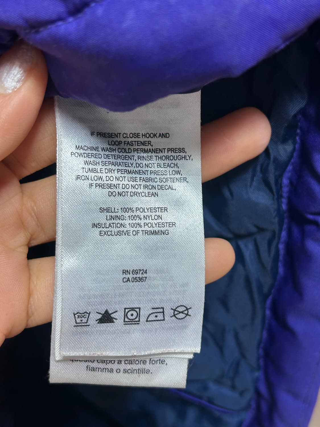 컬럼비아 퍼플 자켓 M 상품이미지5