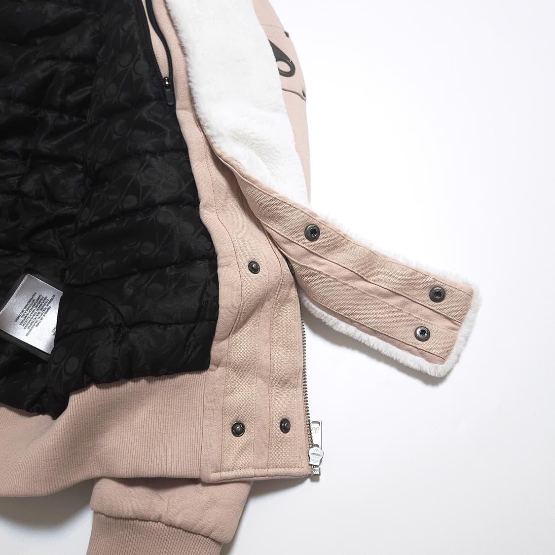 무스너클 우먼 버니스웨터 후드 집업 자켓 로즈 상품이미지6