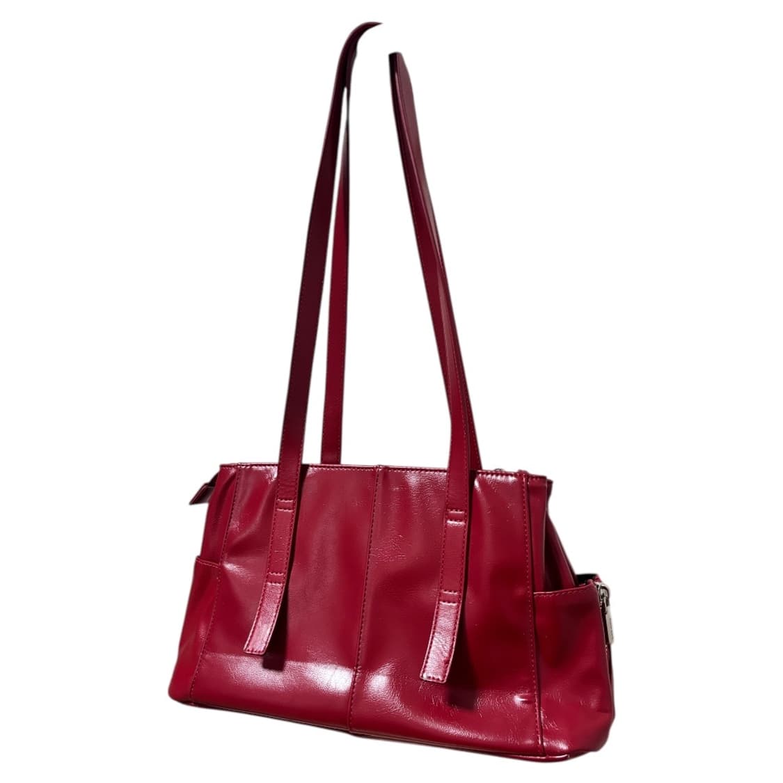 스퀘어라인 마리오 숄더백 크랙 레드 상품이미지5