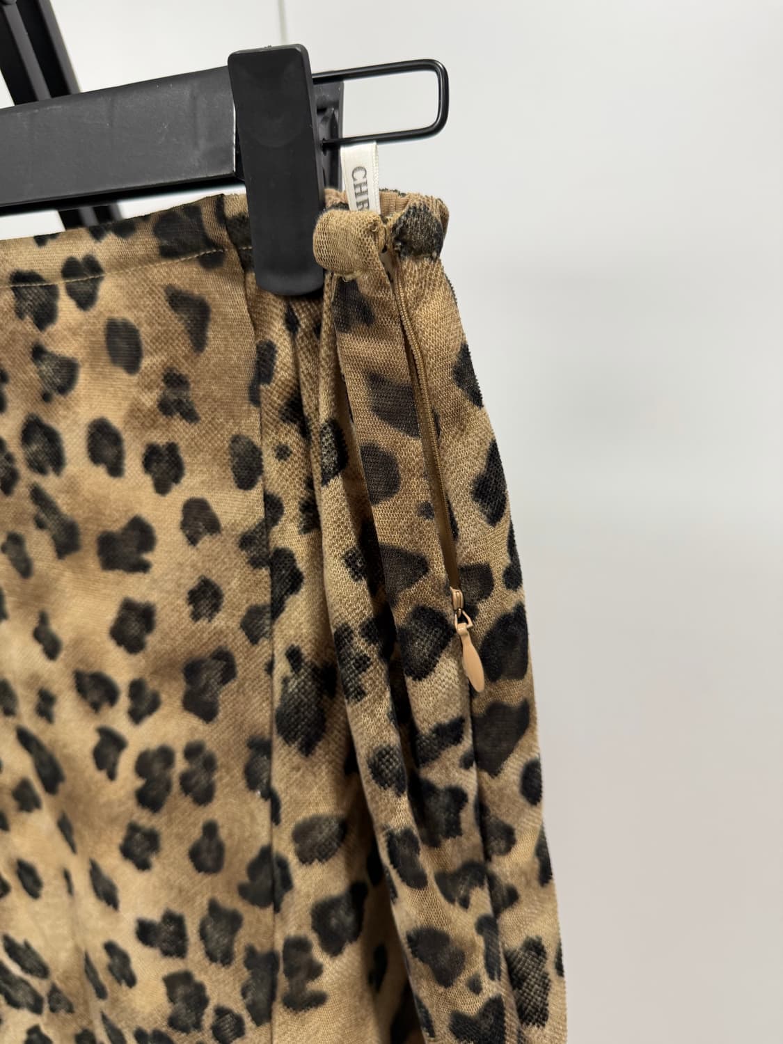 크리스찬오자르 호피무늬 레오파드 치마 상품이미지3