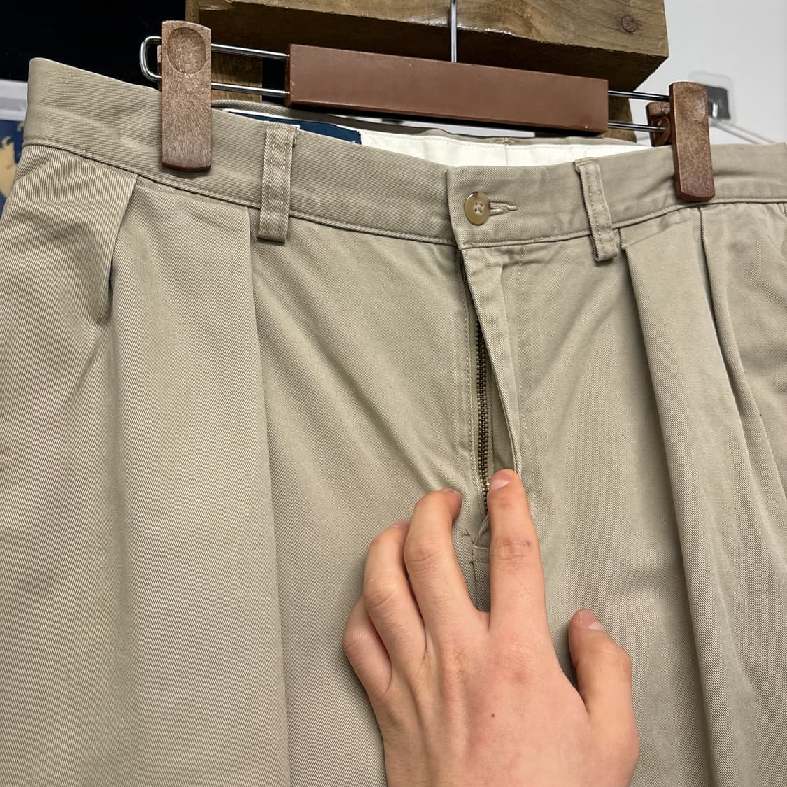 90s 폴로 랄프로렌 에단 와이드 스트레이트 치노팬츠 N944   상품이미지5