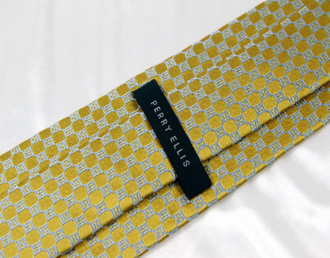 페리엘리스 8cm 미사용 큐빅 신형 남자 명품 넥타이 상품이미지3