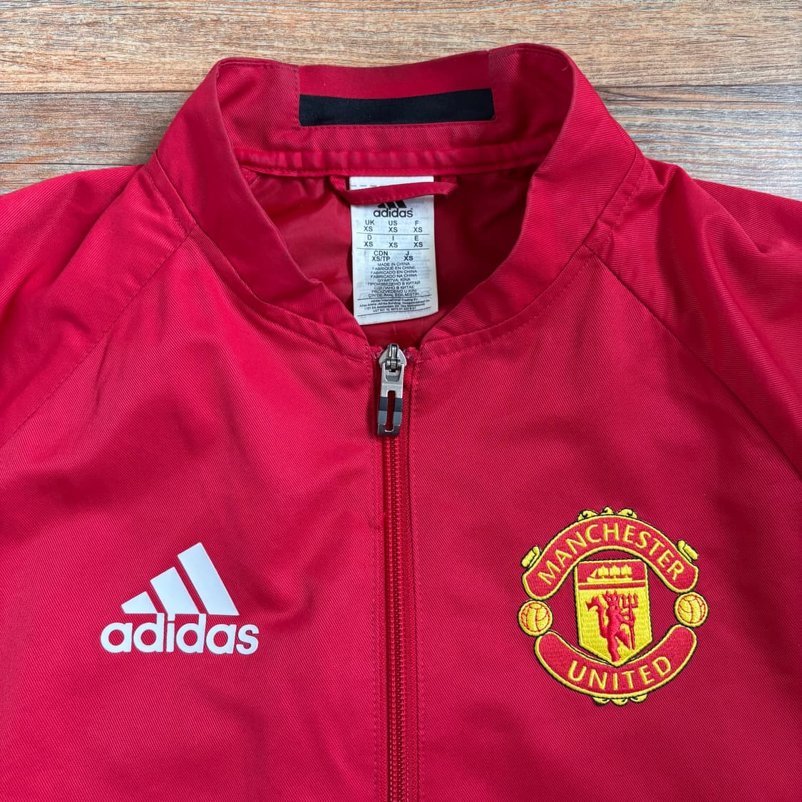 맨유 져지 집업 트랙탑 XS 아디다스 엠블럼 EPL 상품이미지4