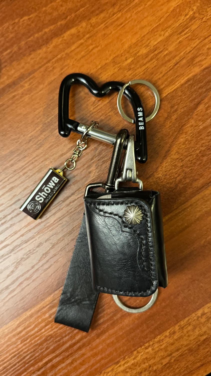 빔즈 B 로고 카라비너 키링 BEAMS 상품이미지4