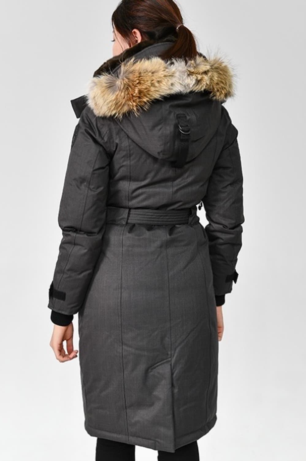 노비스 쉬라 스틸 그레이 롱패딩 상품이미지2