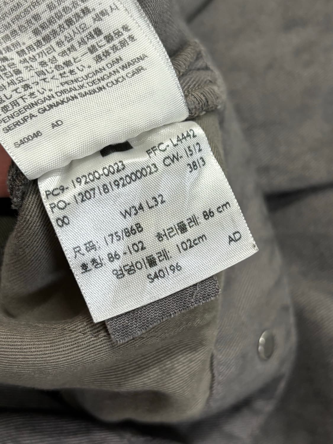 LVC 1920s 치노 팬츠 faded 블랙 상품이미지8