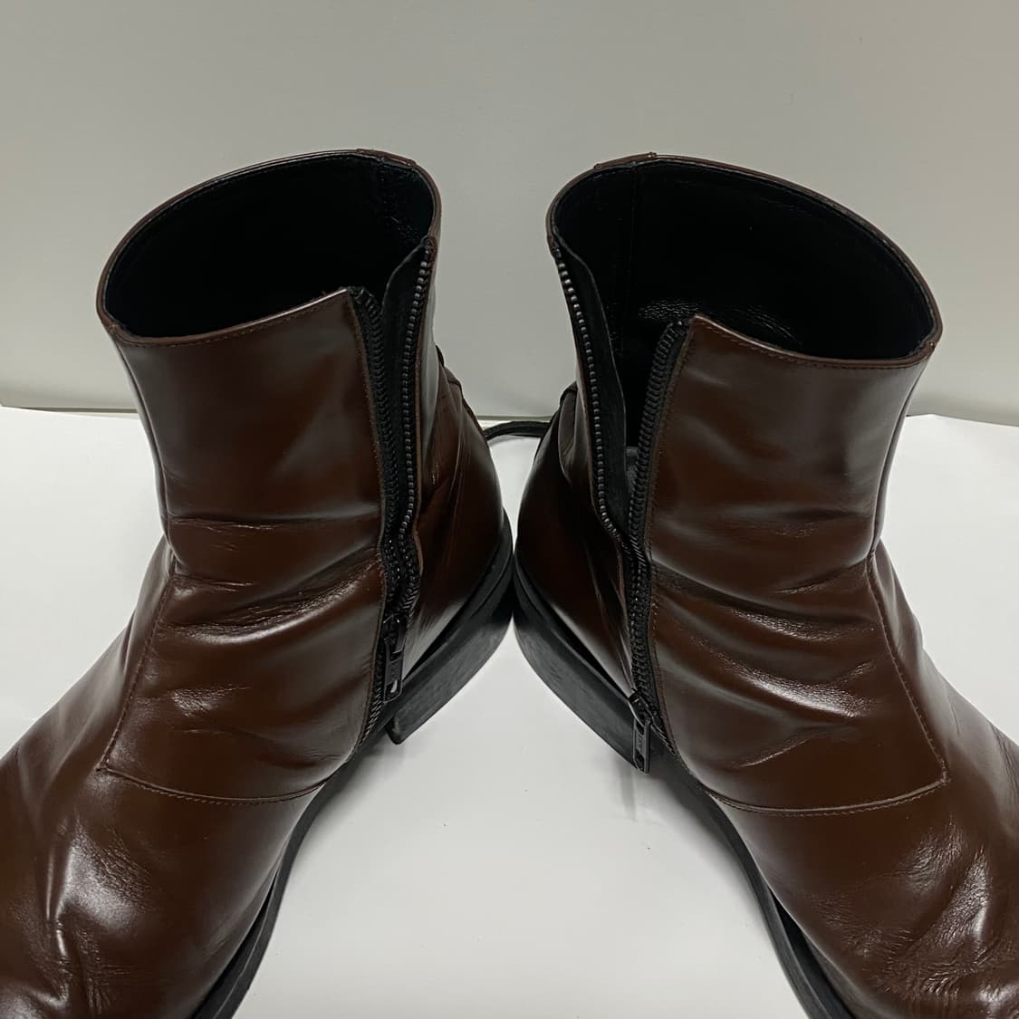 로맨틱무브 스퀘어토 집업부츠 275 브라운 상품이미지4