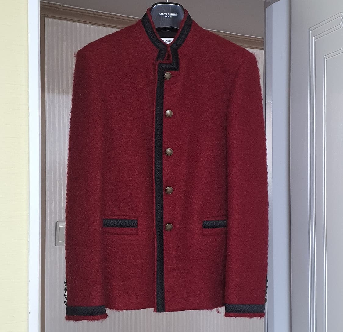 생로랑 모헤어 오피서 자켓 48 상품이미지6