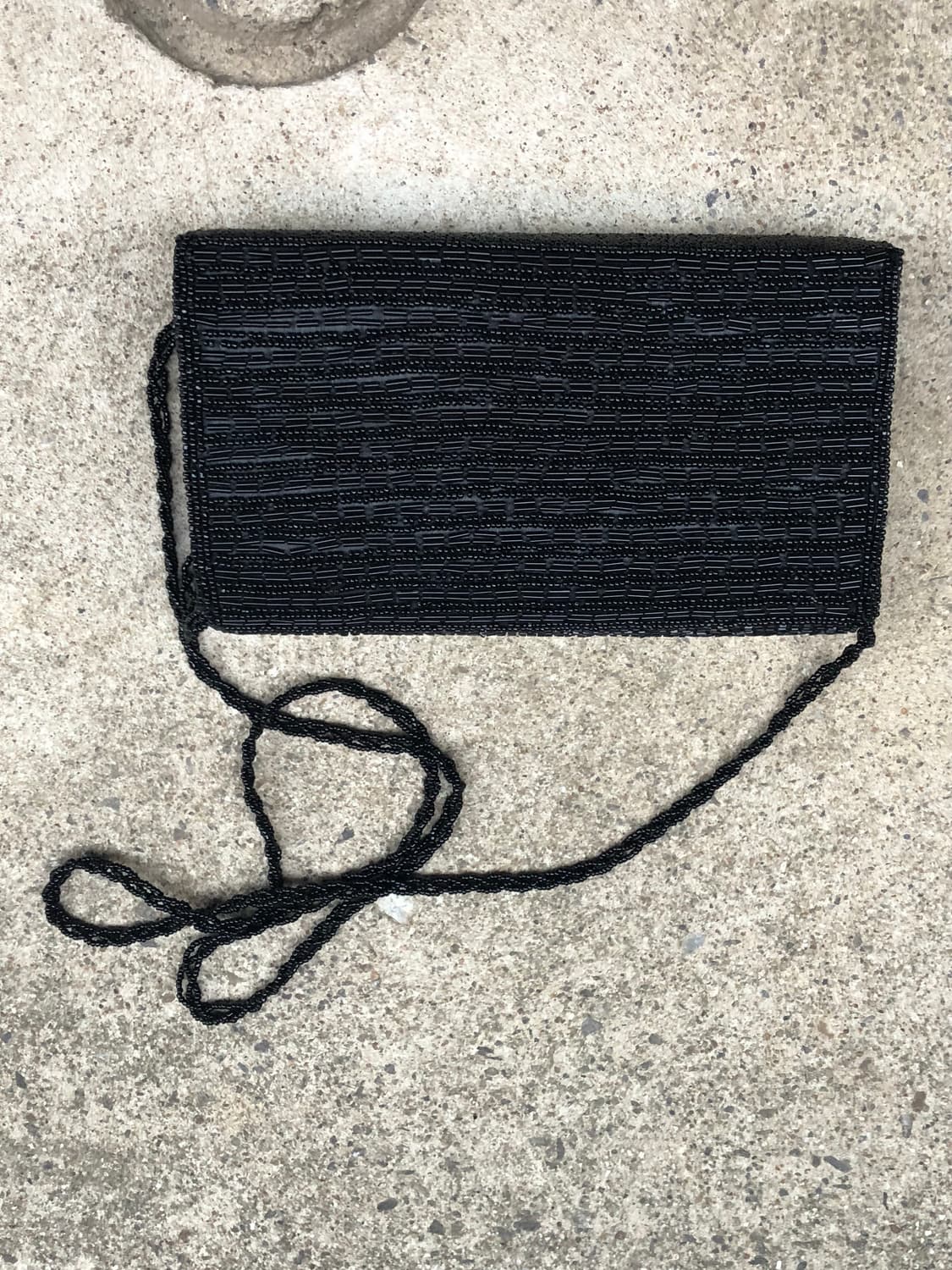 black floral beaded shoulder bag  상품이미지4