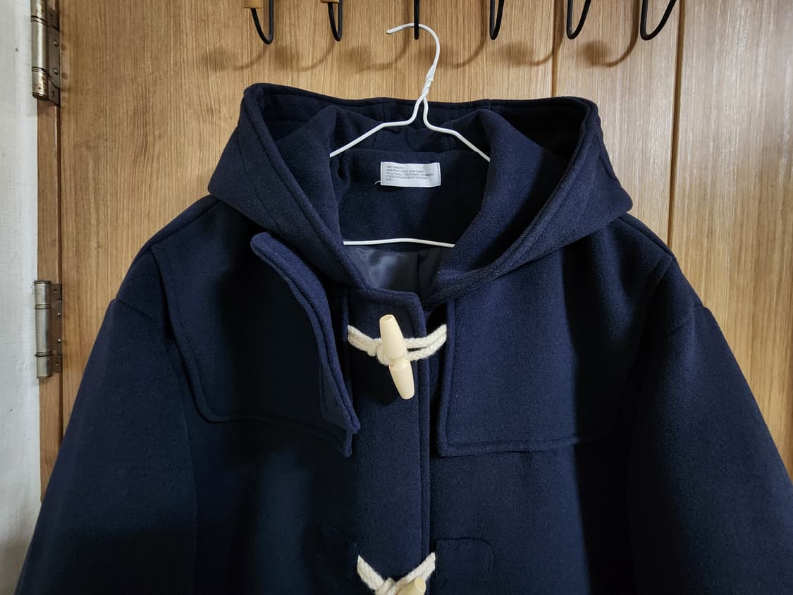 (L)파르티멘토 오버사이즈 멜톤 콘보이 더플 코트 상품이미지3