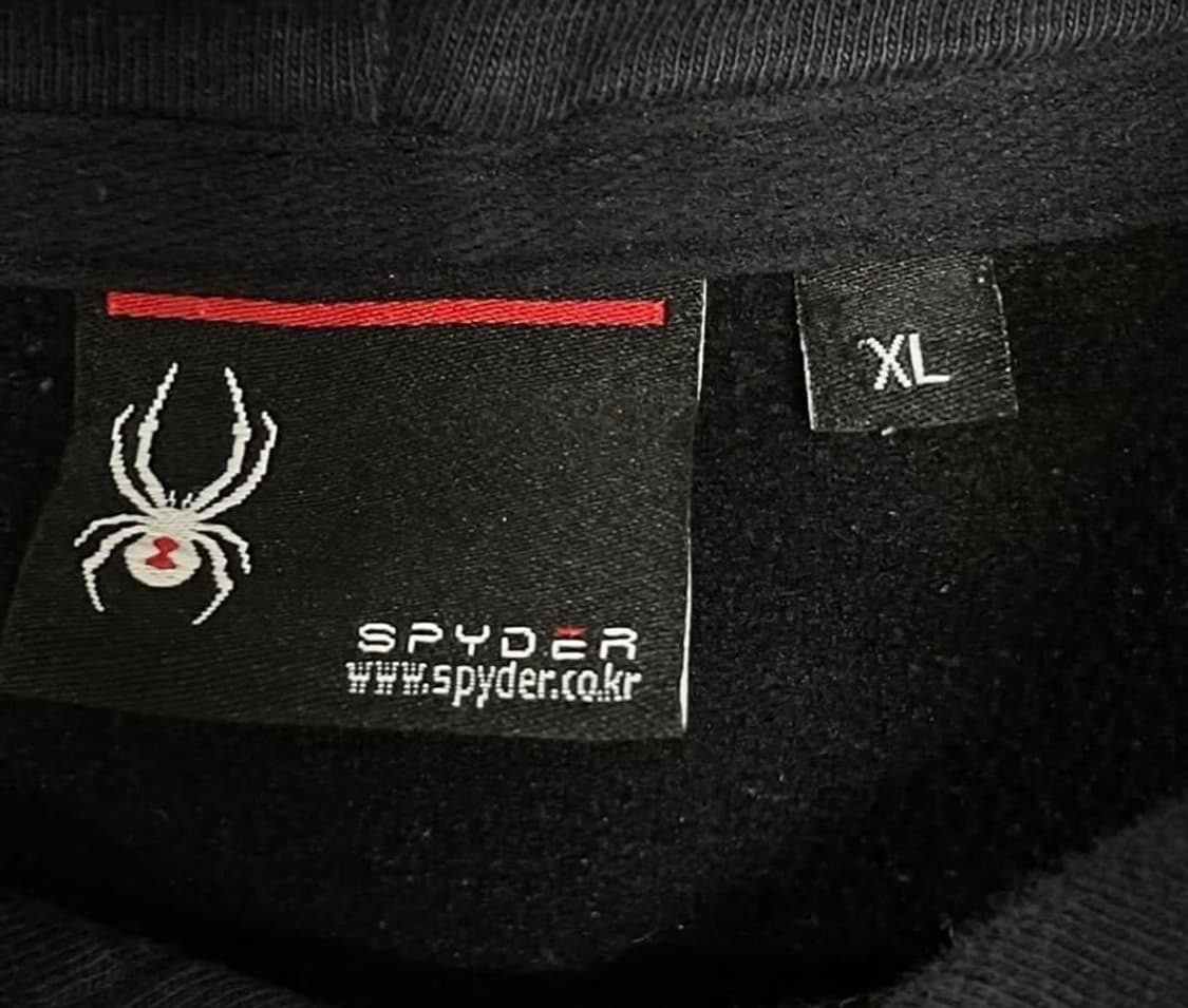 스파이더 블랙 후드티 상품이미지6