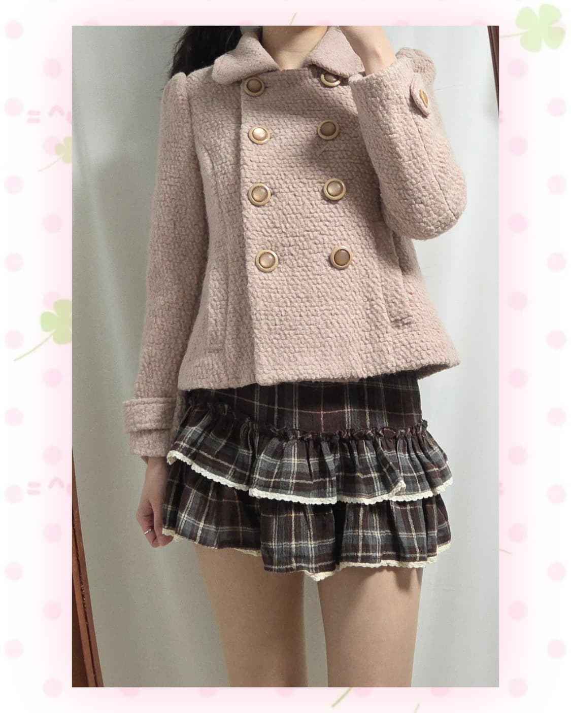 세실맥비 핑크 코트 상품이미지1