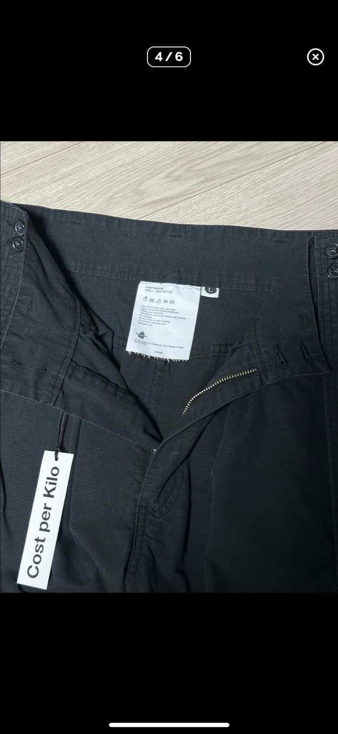 코스트 퍼킬로 카고 바지 블랙 팔아요 L 상품이미지3