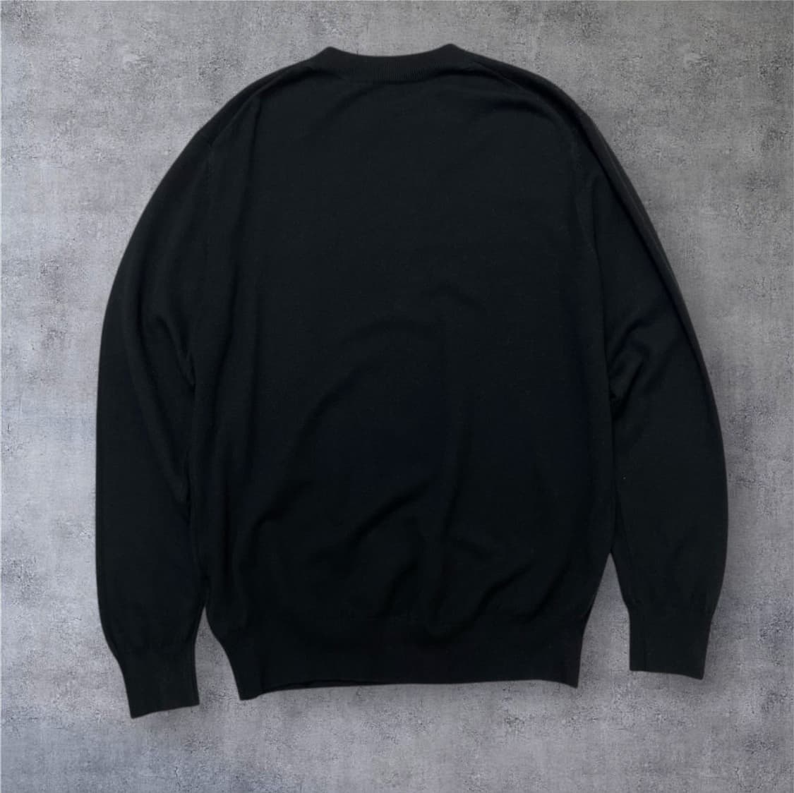 아미 Ami 블랙 스몰 하트 로고 니트 XL 상품이미지6