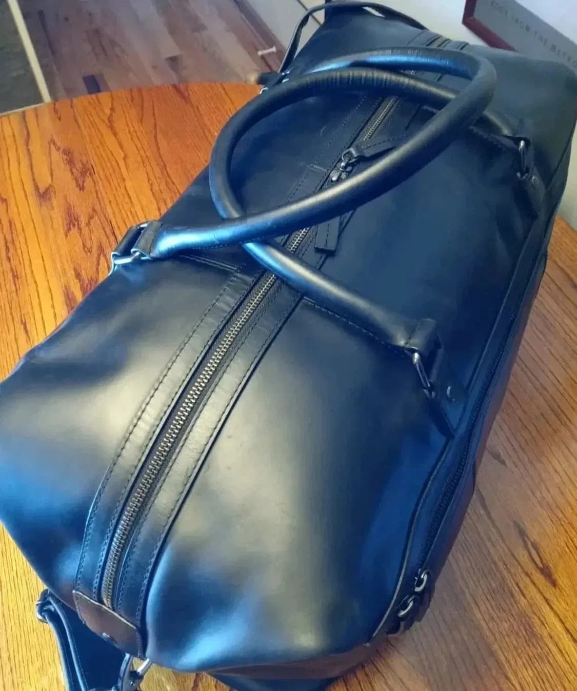 맥캘란 더플백 보스턴백 러기지 가방 왁스 가죽 맥켈란 상품이미지3