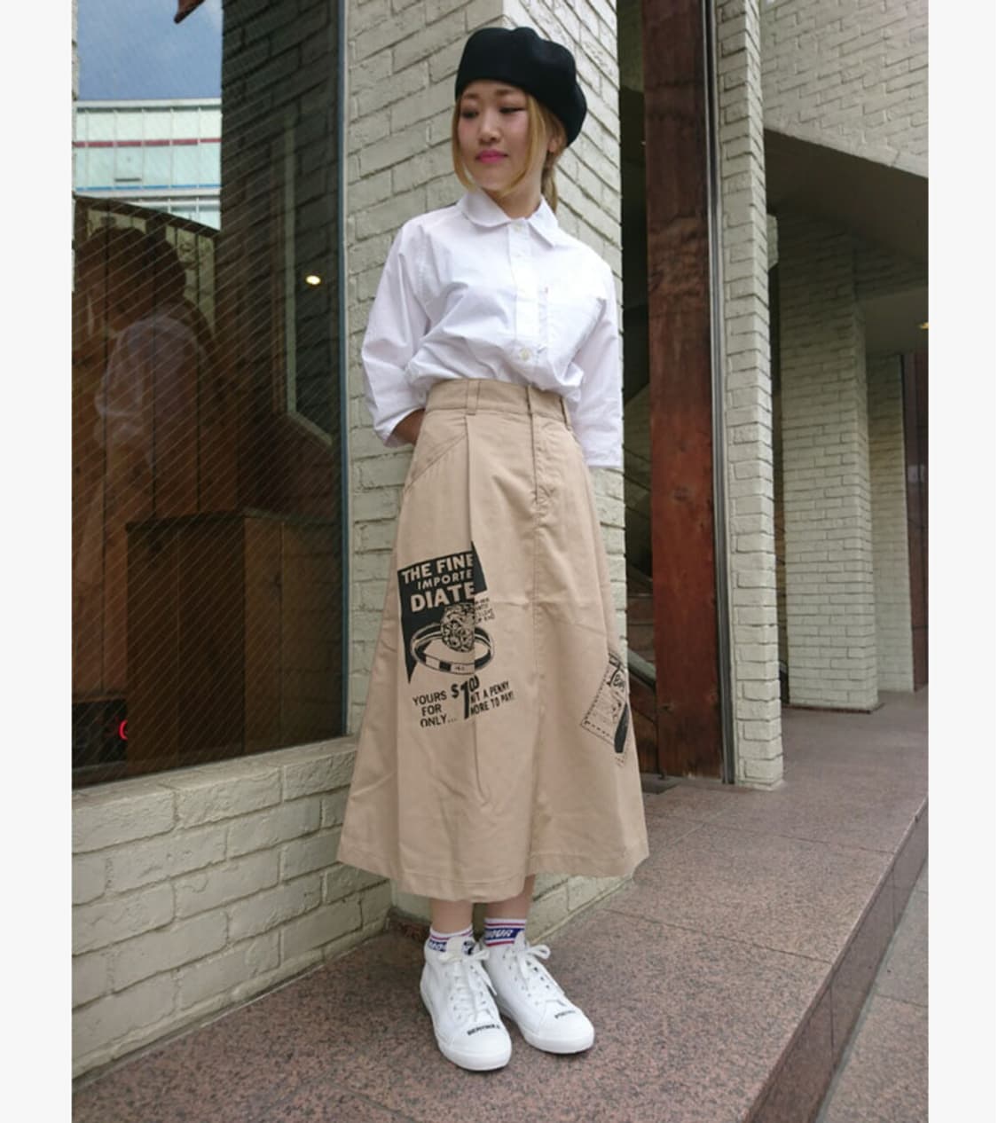 HYSTERIC GLAMOUR - PRINTED LONG SKIRT 상품이미지3