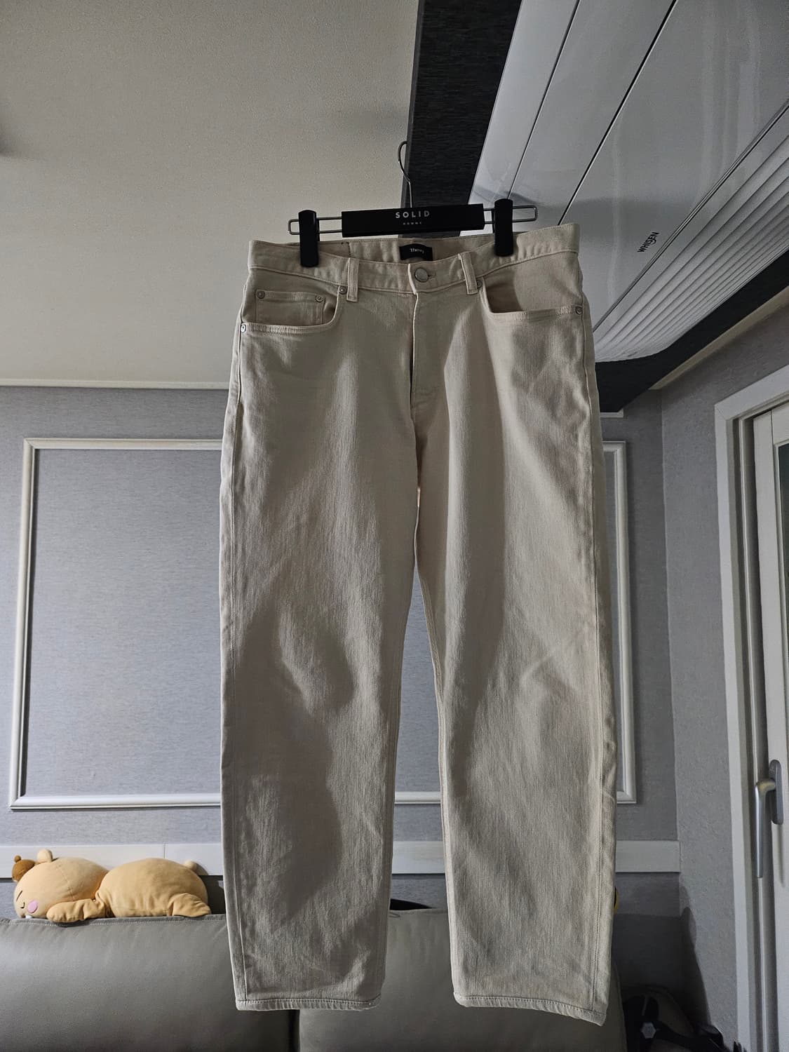 [거의 새것] 띠어리 Thory 화이트 데님 팬츠 바지 32 상품이미지1