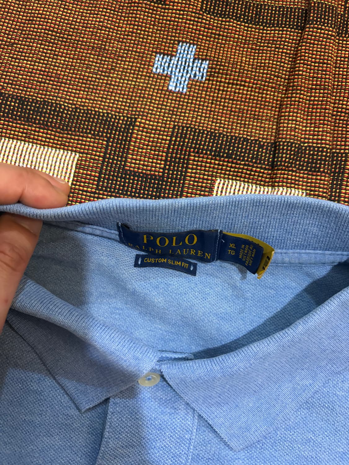 XL) 폴로 랄프로렌 카라티 Pk티 하늘색 상품이미지6