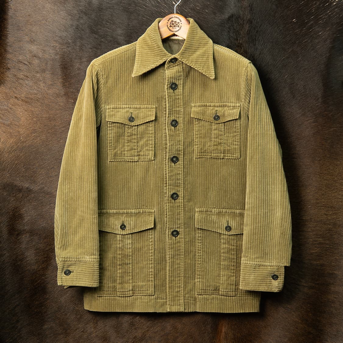 [90] 70s Mcgregor 맥그리거 코듀로이 사파리 자켓  상품이미지1