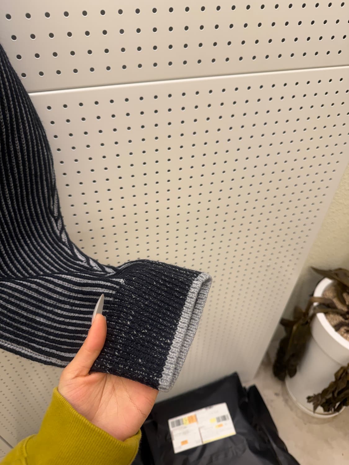 트릴리온 로우게이지 박시핏 하프집업 스웨터 U724 상품이미지3