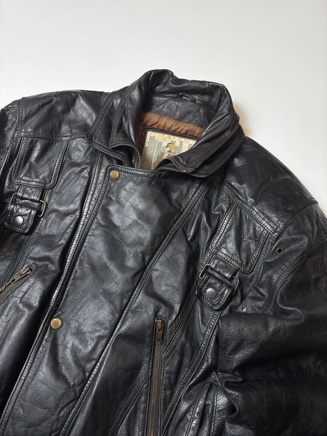 LUIS ALVEAR 90's 이글 자수 봄버 항공 자켓 PN8176 상품이미지2