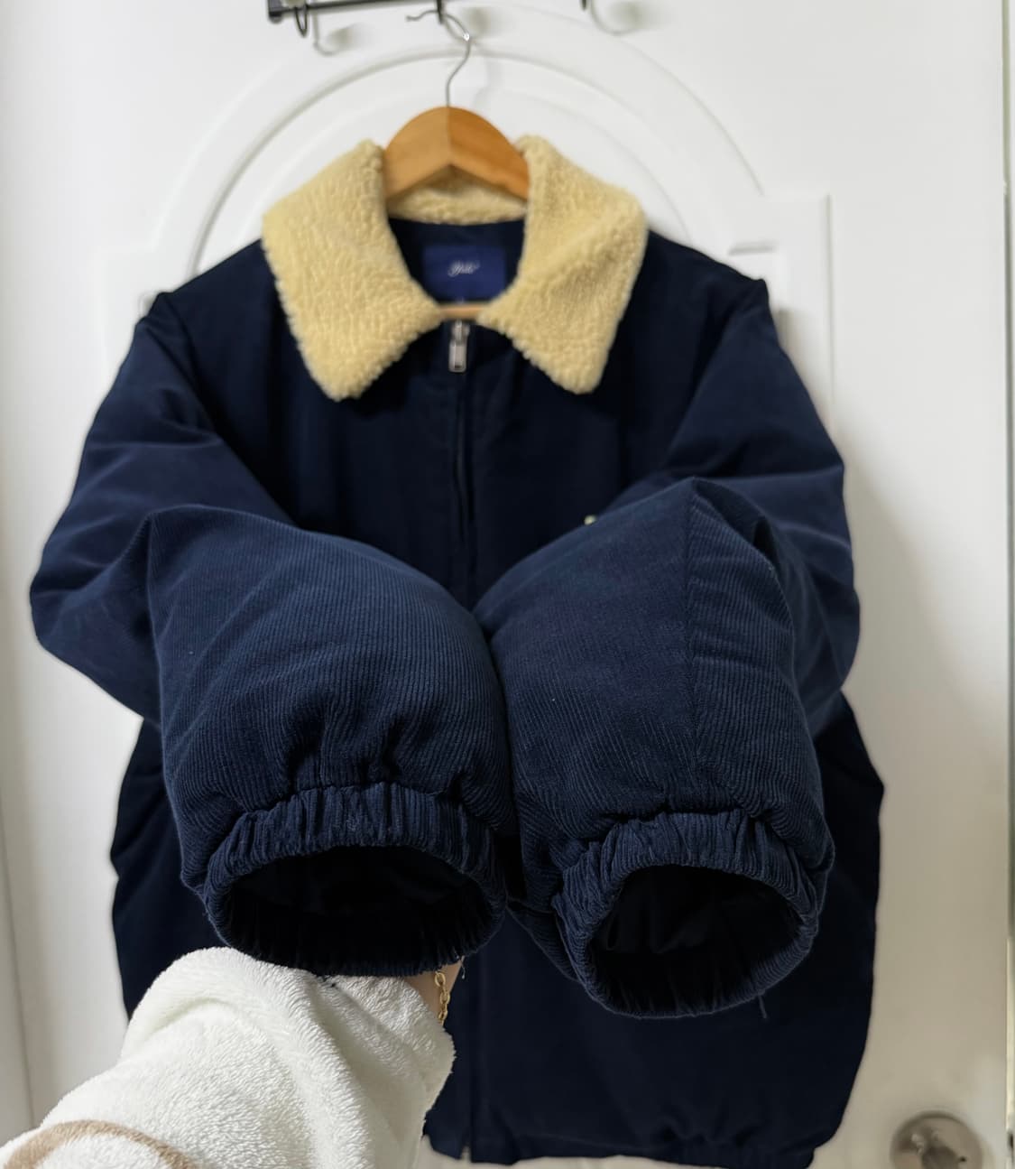 L사이즈 예일 코듀로이 패딩 점퍼 상품이미지4