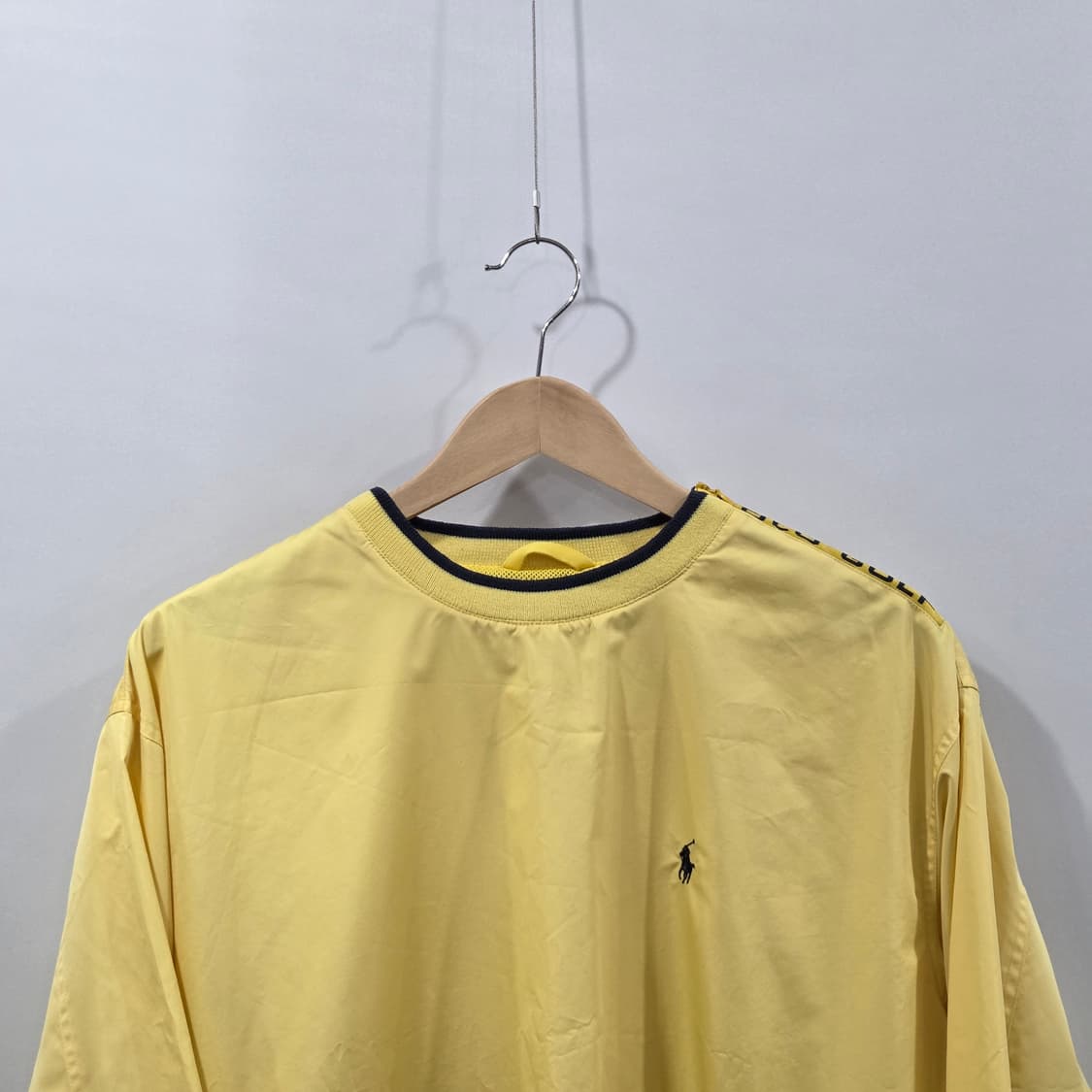 폴로랄프로렌 골프 옐로우 넥 블루라인 웜업 M 상품이미지2