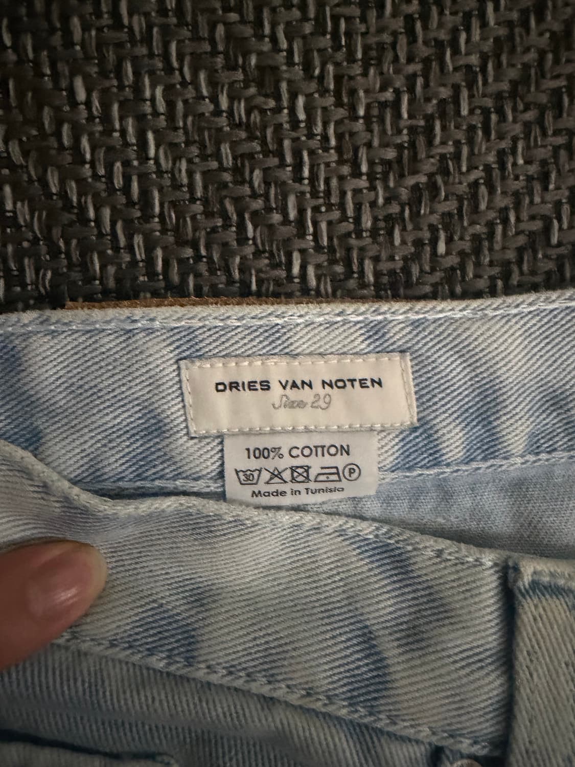 드리스 반 노튼 데님팬츠 상품이미지5