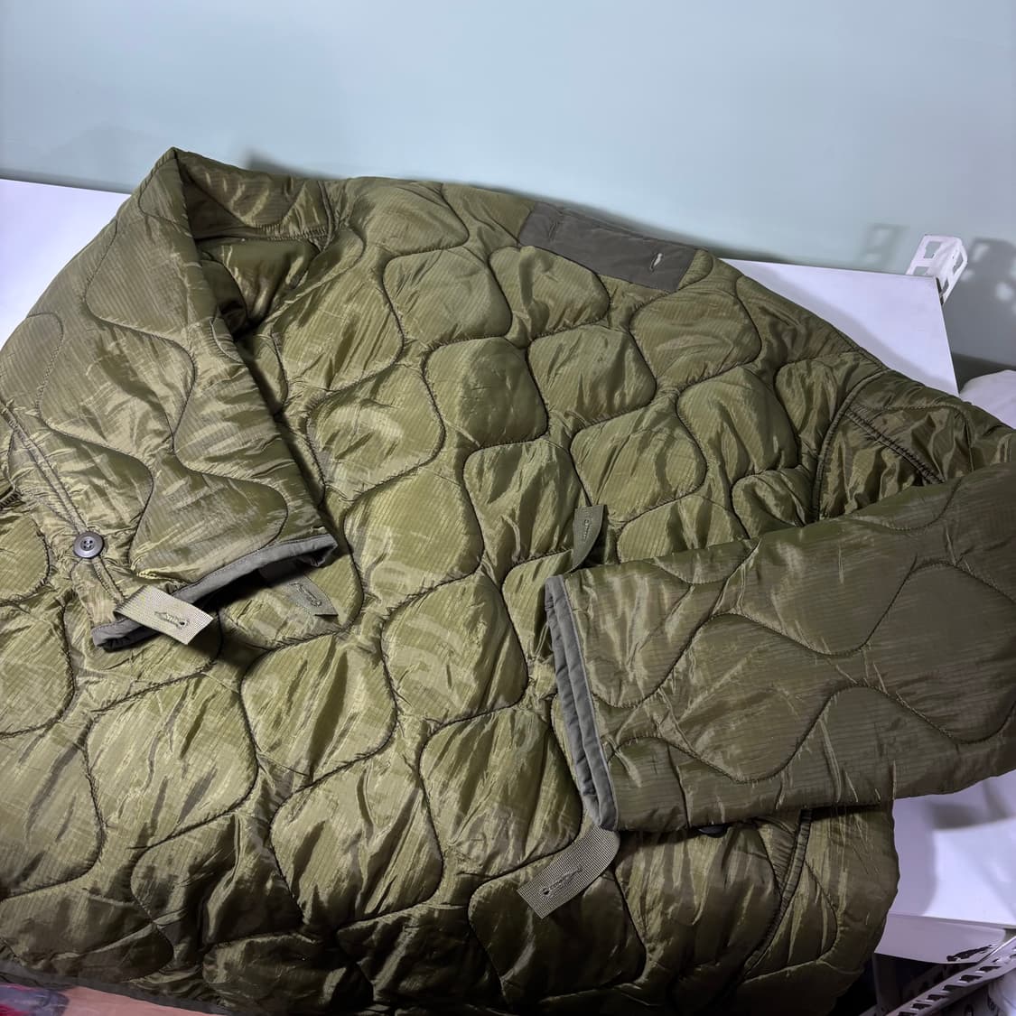 OS 3M신슐레이터 카키 깔깔이 라이너 상품이미지3