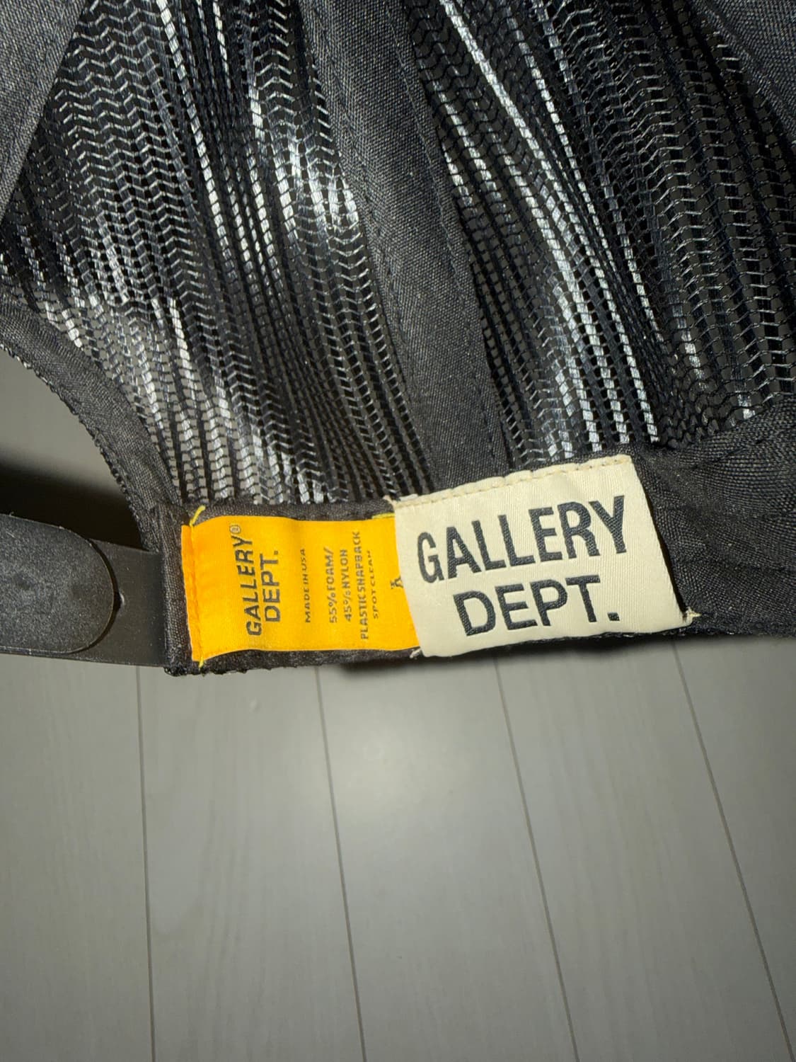 갤러리디파트먼트 GD 트러커캡 블랙 상품이미지2